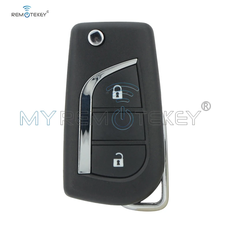 Remtekey 89070-12A20 флип Автомобильный ключ для Toyota Corolla G чип H чип 2 кнопки 314,4 МГц ASK TOY48 blade 2012- дистанционный ключ