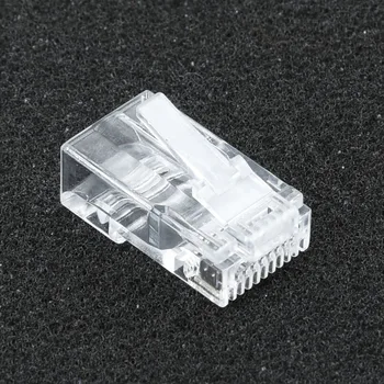 

50Pcs CAT6 Plug EZ RJ45 Network Cable Modular Pass Through Connector Plugs 8P8C