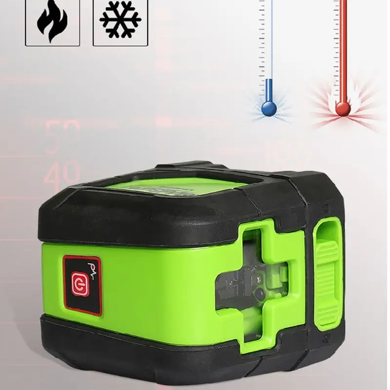 2 линии Infrad касания ПИЛЫ самовыравнивающийся зеленый/красный лазерный луч 110 ° продлить угол Measurie инструмент