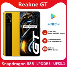 Realme Snapdragon 888 128gb GSM/5G/CDMA2000/.. NFC Supervooc Octa Core Face recognition/in-Screen fingerprint recognition