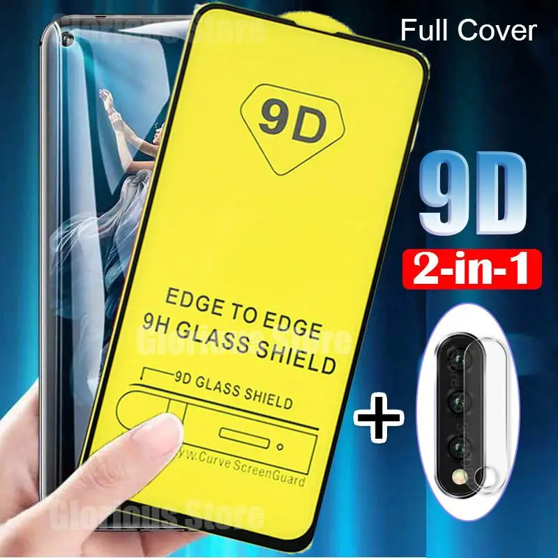 2-в-1 9D закаленное Стекло для huawei Nova/5 T 6,26 inch 5 T Экран протектор для huawei Nova5T Камера объектив Стекло защитная пленка
