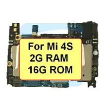 1 шт. для Xiao mi 4S mi 4S mi 4S 4G 2G ram 16GB rom 3g ram 64G rom Материнская плата замена логической платы