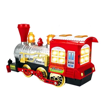 

Bubble Blowing Toy Train with Lights and Sounds Includes Bubble Liquid and Funnel,for Kids Boys and Girls