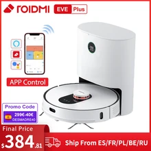 ROIDMI EVE Plus Robot Vacuum Cleaner with Dust Collection Mop air duster Support Mi Home APP Wireless Cyclone filter Smart Home