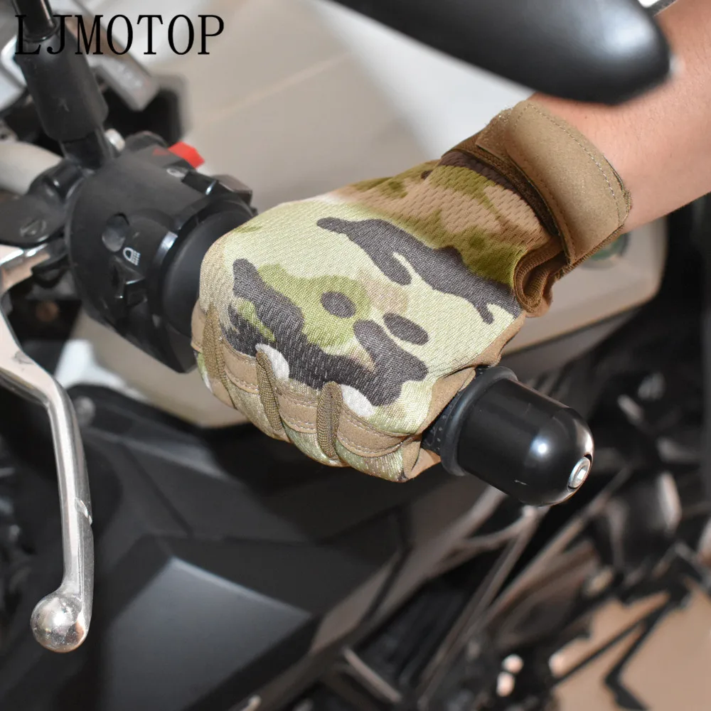 High Quality Motorcycle Gloves Full Finger Fiber Leather Outdoor Glove