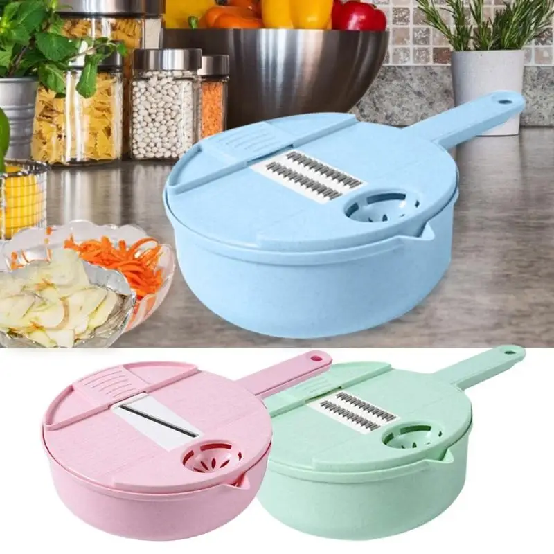 

12pcs/set Slicer Vegetable Slicer Potato Peeler Carrot Onion Grater with Strainer Vegetable Cutter 12 in 1 Kitchen Accessories