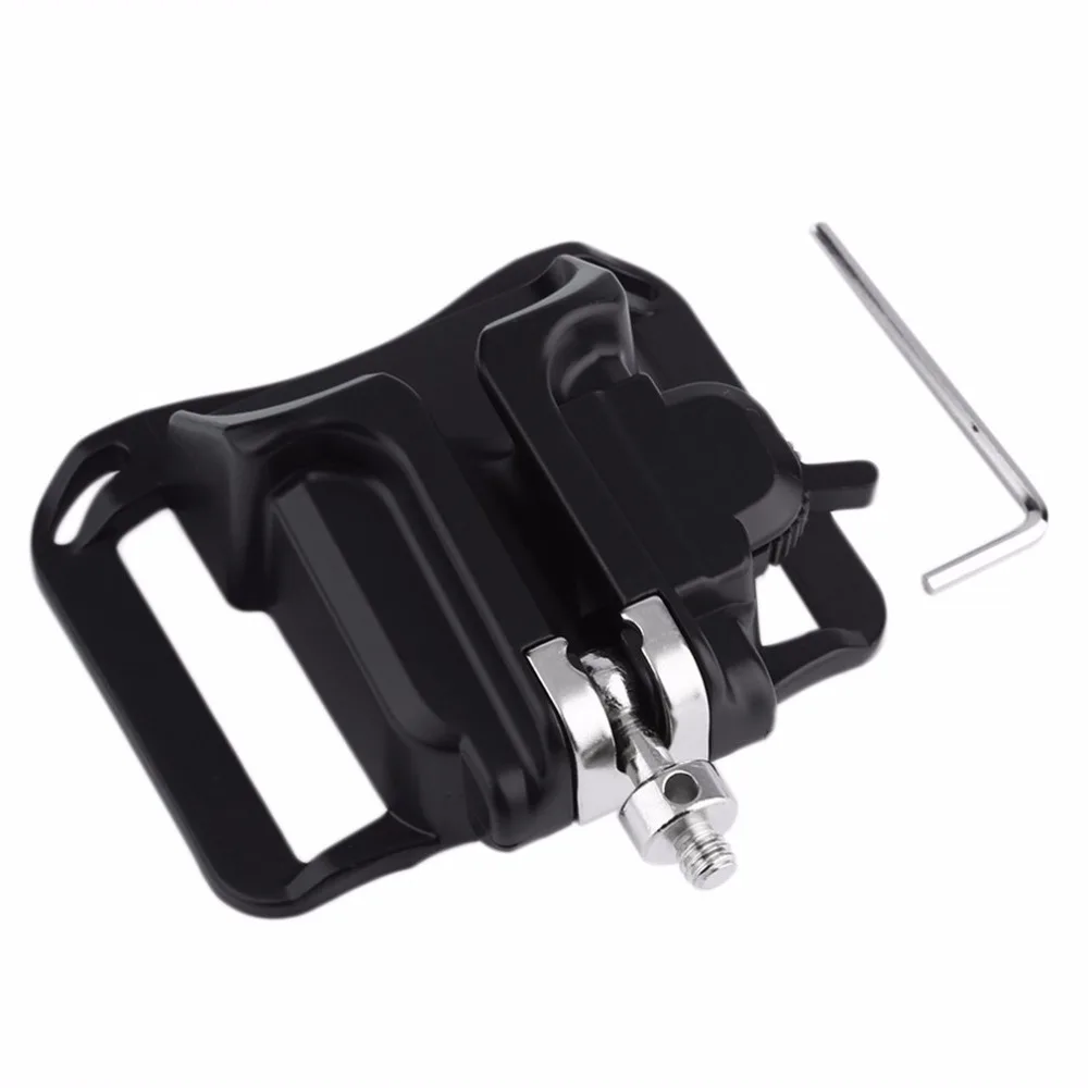 Universal Camera Waist Belt Buckle Quick Strap Holster Hanger Button Mount Fast Loading For All DSLR SLR Video Camera Drop Ship