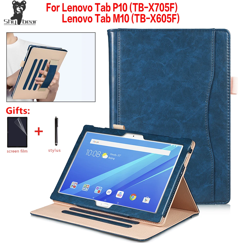 Высококачественный Универсальный чехол для lenovo Tab M10 TB-X605L/F, Магнитный чехол для lenovo Tab P10 TB-X705L/F, чехол-подставка для планшета