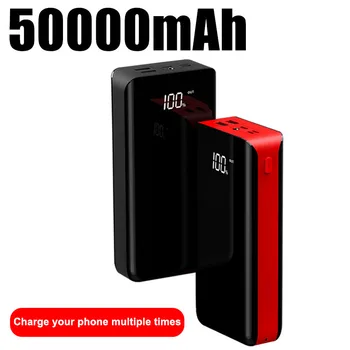 

Free Shipping 50000mAh mobile power large capacity portable two-way fast charge for Huawei Xiaomi mobile phone mobile power