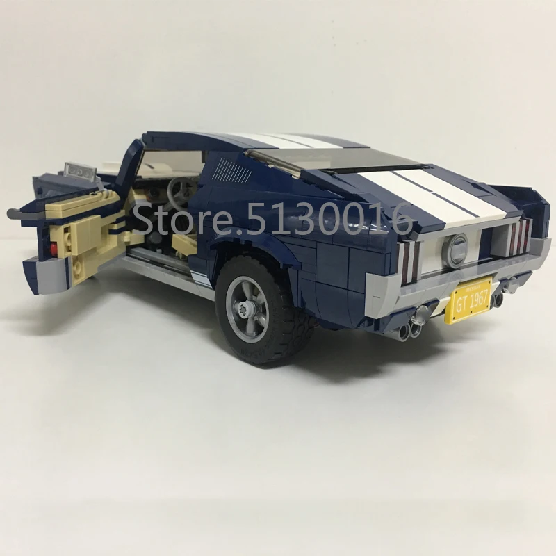 21047 Creator 10265 Forded Mustanged Car набор 1648 шт, техническая модель, строительные наборы, блоки, кирпичи, обучающие игрушки