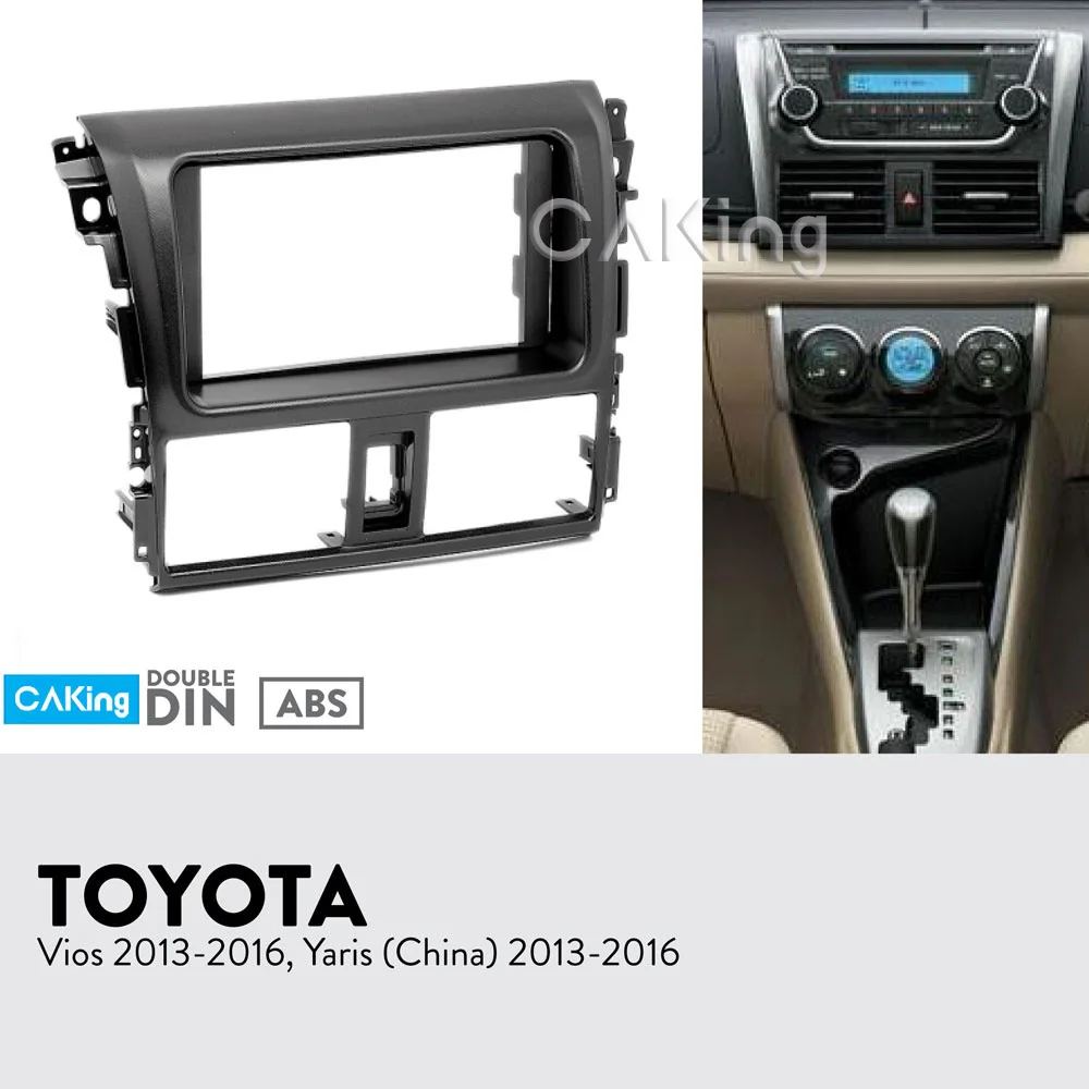 Автомобильная панель Fascia Для Toyota Vios Yaris 2013-2016 комплект для приборной панели |