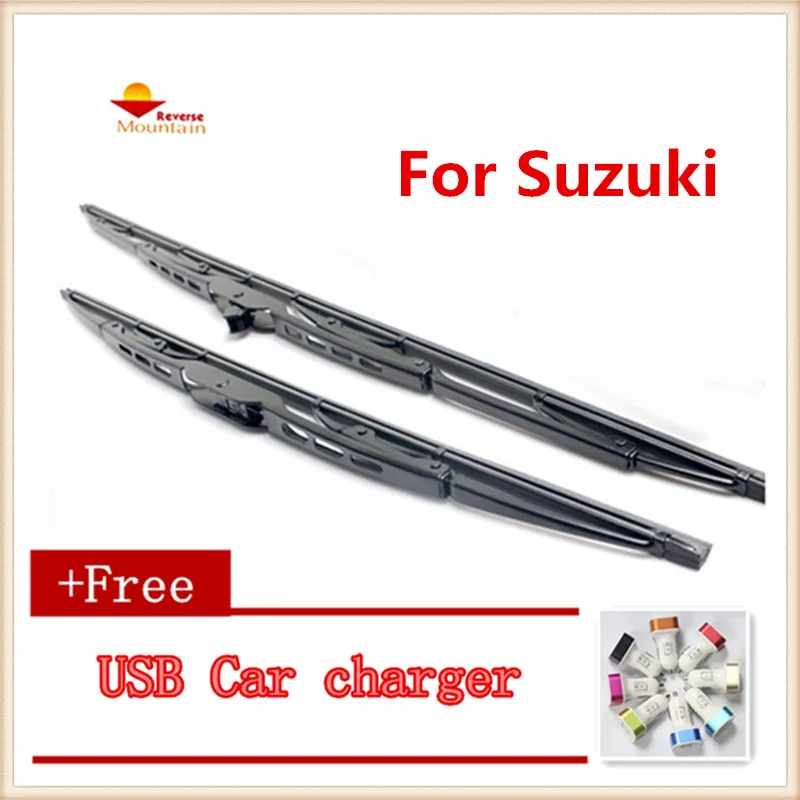 2pcs/lot Car windshield wiper Blade U type Universal For Suzuki Jimny Ignis Liana Splash Kizashi