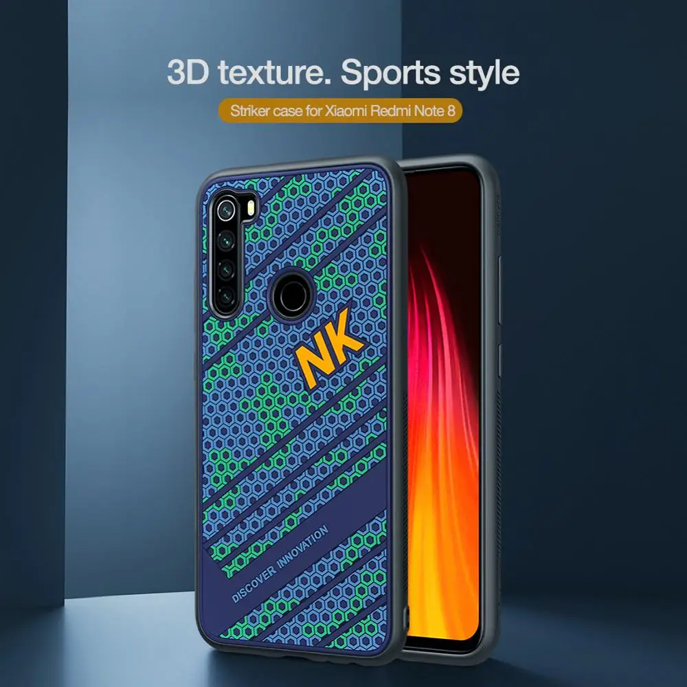 3D сенсорный чехол NILLKIN для Xiaomi redmi Note 8 /Pro Силиконовый ТПУ накладка с Сотами и