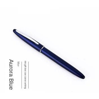 

Hongdian 617 Metal Fountain Pen Lucky Fish Matte Body Extra Fine 0.38mm Blue Red Black Smooth Writing Gift Ink Pen for Business