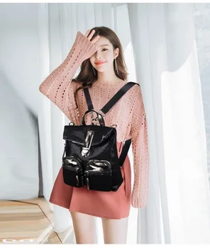 

2020 new backpack women's sequins fashion casual trend backpack ladies