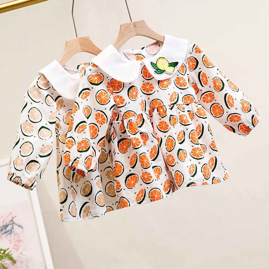 fruit print baby clothes