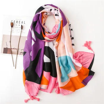 

2020 Luxury Brand Spring Summer Women Cotton Scarf Sun-resistant Silk Scarves Printed Shawl Fashion Headscarf cashmere