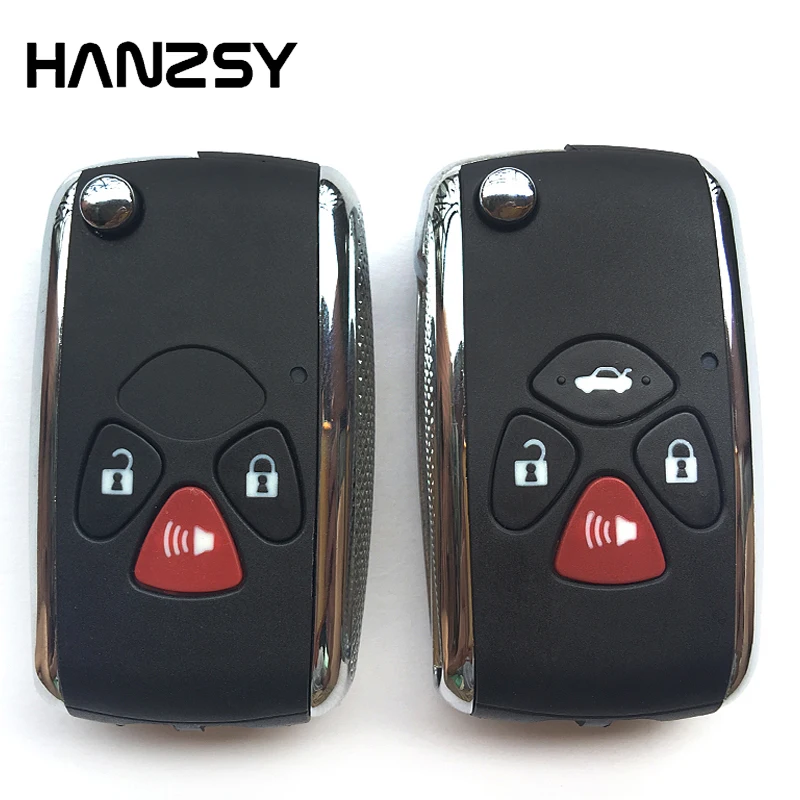 3/4 кнопочный автомобильный брелок для ключей TOYOTA Venza Corolla Camry 2008 2007 2009 2010 Matrix RAV4