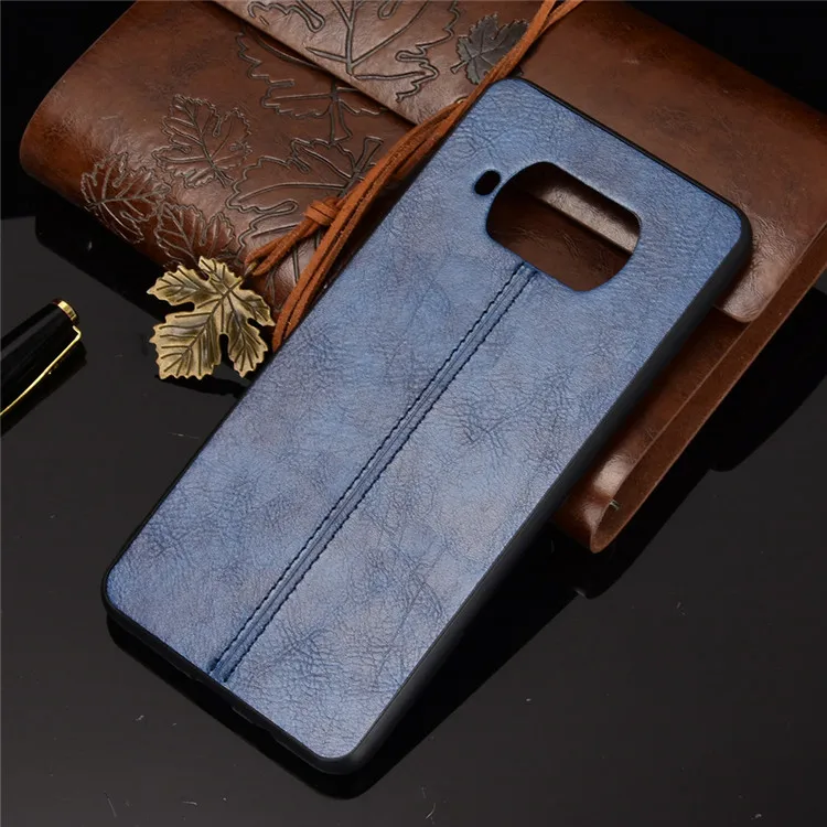 xiaomi leather case color For Xiaomi Redmi Note 9 Pro 5G Case Suture Soft Edge PU Leather Hard Phone Cover For Redmi Note 9pro 9 Pro 5G NEW Case case for xiaomi Cases For Xiaomi