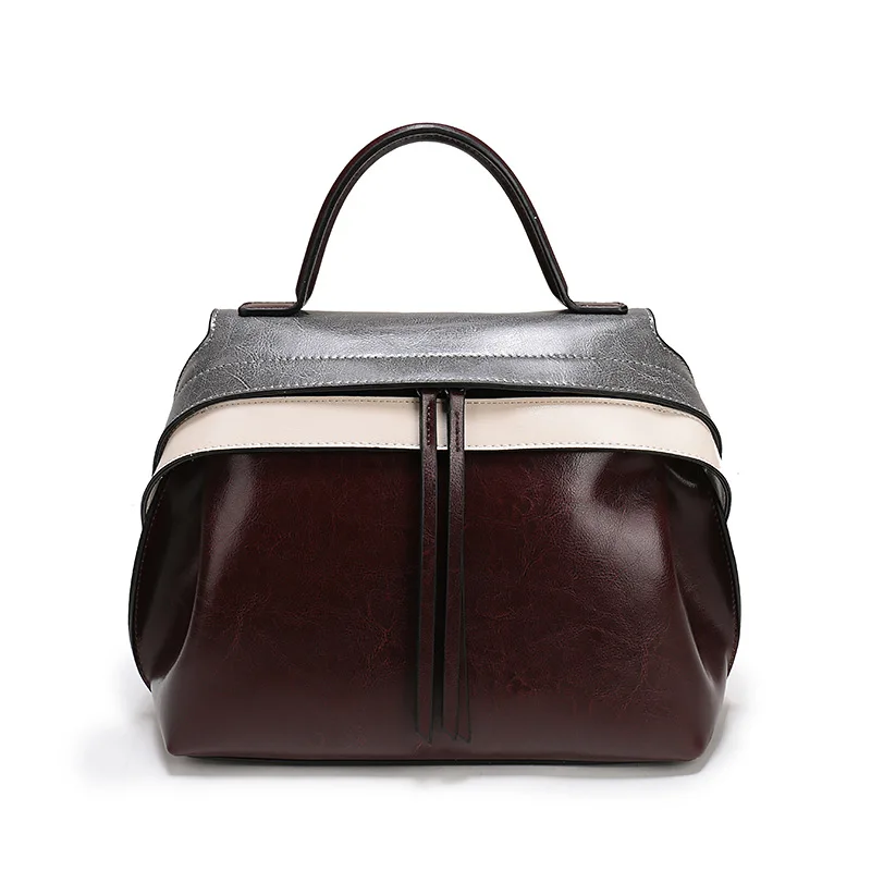 

Women's Bag Autumn and Winter New Simple Fashion Women's Bag Large-capacity Hand-held Shoulder Leather Bag