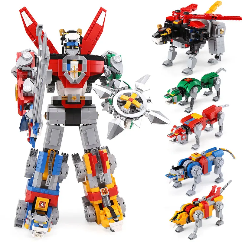 DHL фильм последовательное соединение робот совместимый 16057 leSet 21311 Voltron Модель Набор строительных блоков Кирпичи Детские игрушки Подарки для мальчиков