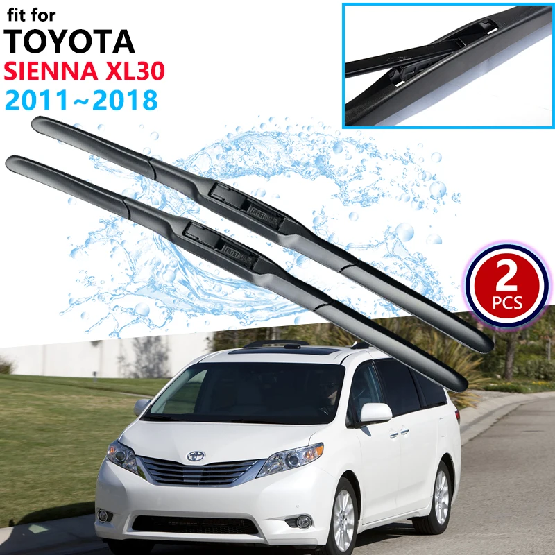 forToyotaSiennaXL3020112018WindscreenWindshieldWipersCarWiper