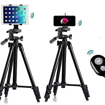 

High-Quality Self-Timer Tripod With A Clip Live Live Mount Camera Tripod Retractable Selfie Rack Portable