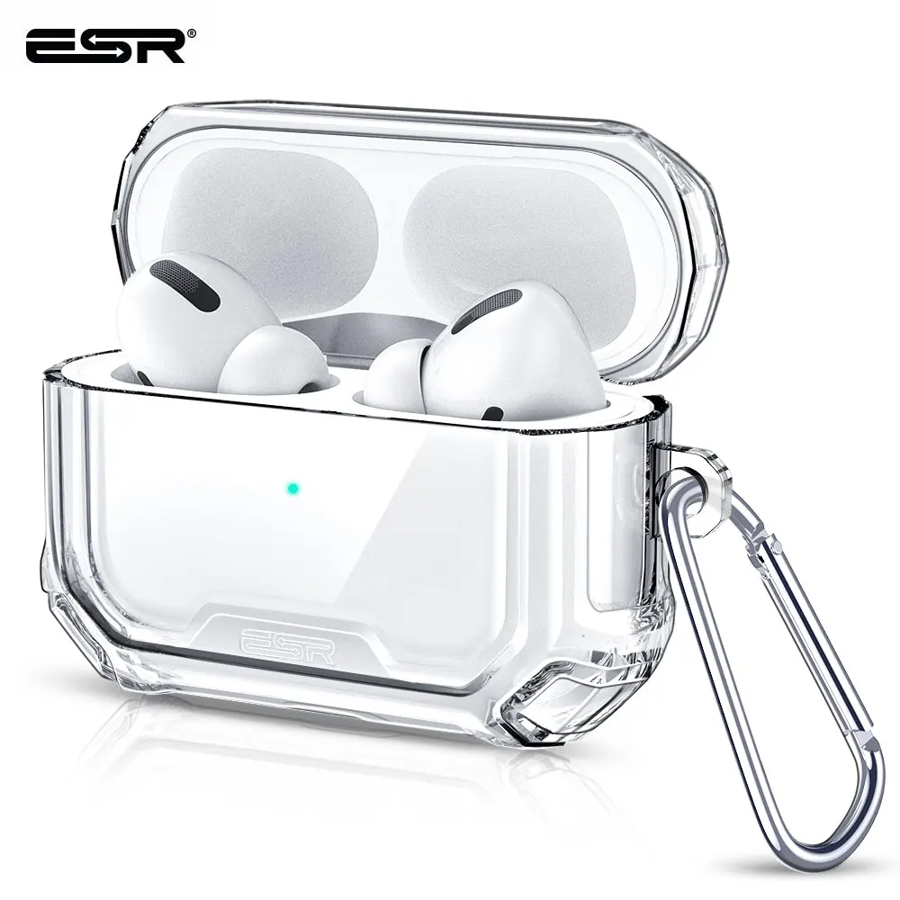 Прозрачный чехол ESR для AirPods Pro с брелоком Apple Airpods 3 роскошные беспроводные