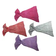 60x140 см детское трикотажное одеяло «хвост русалки» ручной работы, очень мягкий коврик для дивана и кровати