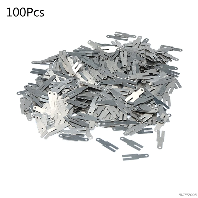 welding hood 100pcs/lot 0.15*20*4 H type Nickel Plated Steel Strap Strip Sheets for Battery Pack Spot Welding Spot Welder Equipment wholesale welding hood