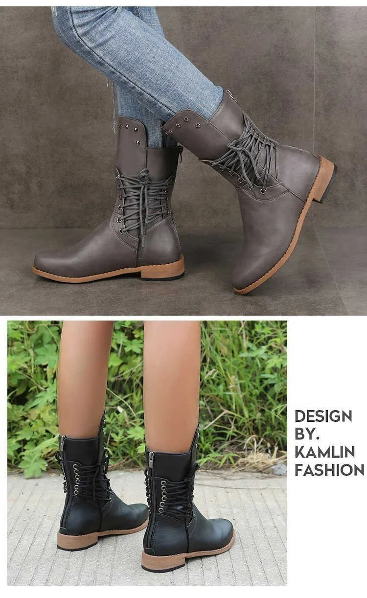 Botas de cano médio