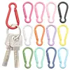 5Pcs New Aluminum Alloy Carabiner Outdoor Spring Snap Clip Water Bottle Hooks Keychain Climbing Camping Hiking Quickdraws Tools 2