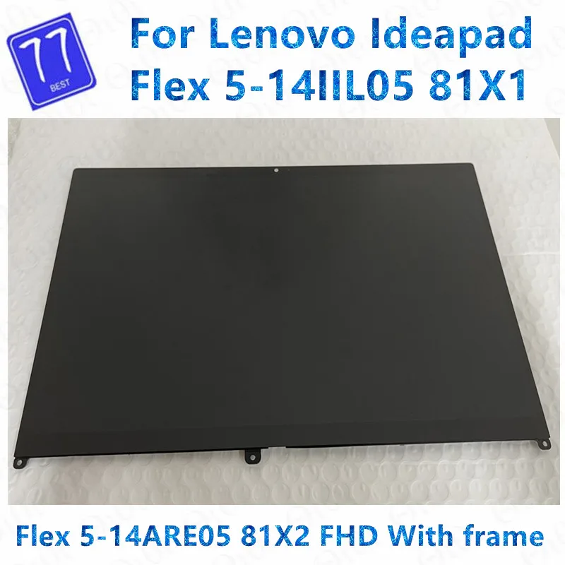 14.0 "Lcd Touch Screen Digitizer Assembly Per Lenovo Ideapad Flex 5-14Iil05 5-14Are05 5-14Itl05 5-14Alc05 80X1 81X2 82Hs 82Hu