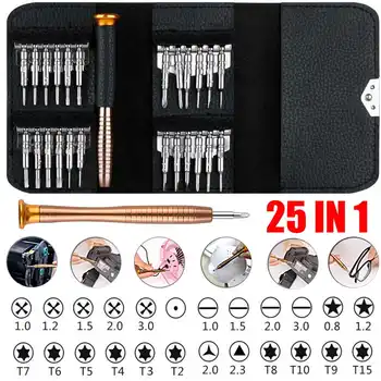 

25 In 1 Multi Screwdriver Set Small Precision Hex Torx Star Mini Precision Screwdriver Phone Computer Opening Repair Tool Kit