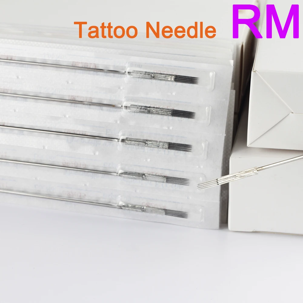 50Pcs RM Tattoo Needle 5RM 7RM 9RM 11RM 13RM 15RM Size Disposable