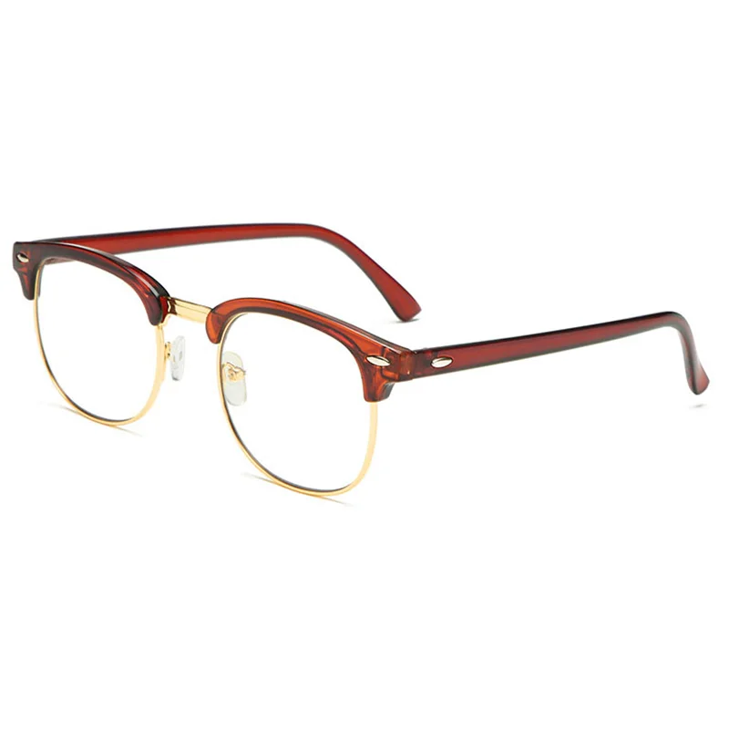 Hyperopia Diopter SPH 0 +0.5 +1 +1.5 +2 +2.5 +3 +3.5 +4 +4.5 +5 +5.5 +6.0 Half Metal Frame Photochromic Finished Reading Glasses 4