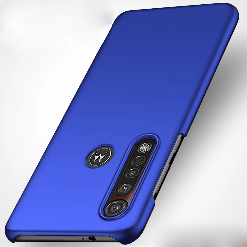 Тонкий защитный чехол для Motorola G8 Plus жесткий из поликарбоната телефона MOTO P40 / One