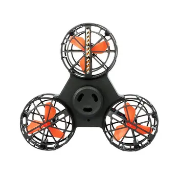 

Luminous Charging Continuous Play Fingertip Hand Turn Rolling Toy Illuminating Flying Holiday Gift Aerial Spinner