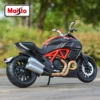Maisto 1:12 Ducati Diavel Carbon Red Die Cast Vehicles Collectible Hobbies Motorcycle Model Toys 3