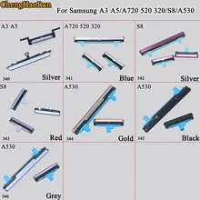 ChengHaoRan 1 Набор для Samsung Galaxy A3 A5 A720 520 320 S8 A530 телефон Корпус рамка кнопка регулировки громкости боковой ключ