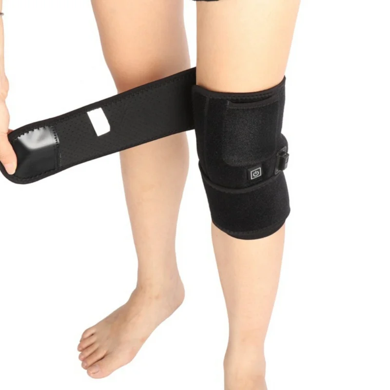 

Heating Knee Pad USB Electric Heating Knee Pad Rechargeable Knee Protector Arthritis Pain Knee Hot Compress