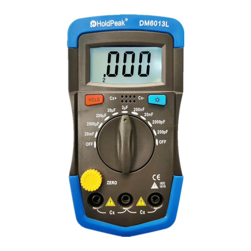 DM6013L Portable Digital Capacitance Capacitor  LCD Meter Tester * 
