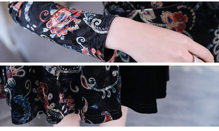 Elegant Nobility Gold Velvet Dress Spring Clothing New Style Lady Long over-the-Knee Lace-up Waist Hugging Base Skirt