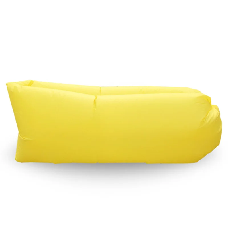 Коврик для кемпинга, сумка для отдыха, надувной диван, 210 T, нейлоновая сумка для отдыха, переносная, для пляжа, кровати, воды, коврик для кровати, ленивый диван, шезлонг, кресло для отдыха - Цвет: Цвет: желтый