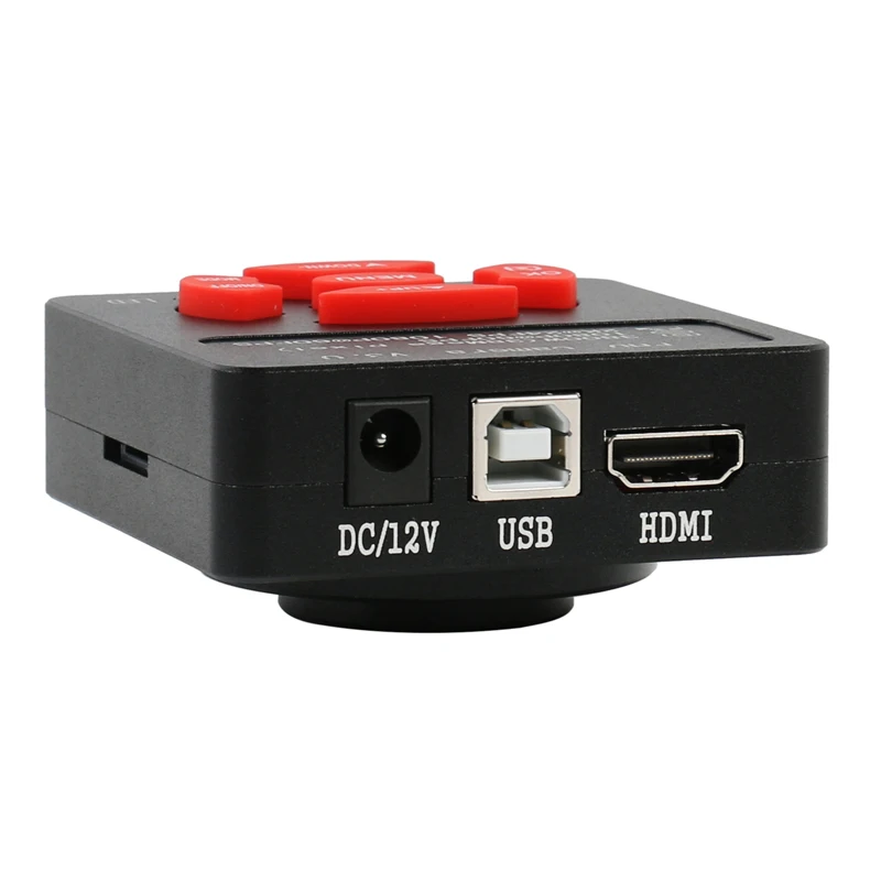 38MP 2K 1080P PCB Soldering Lab USB HDMI Video Industrial Microscope Camera System TF Video Recorder 180X 300X C MOUNT Lens