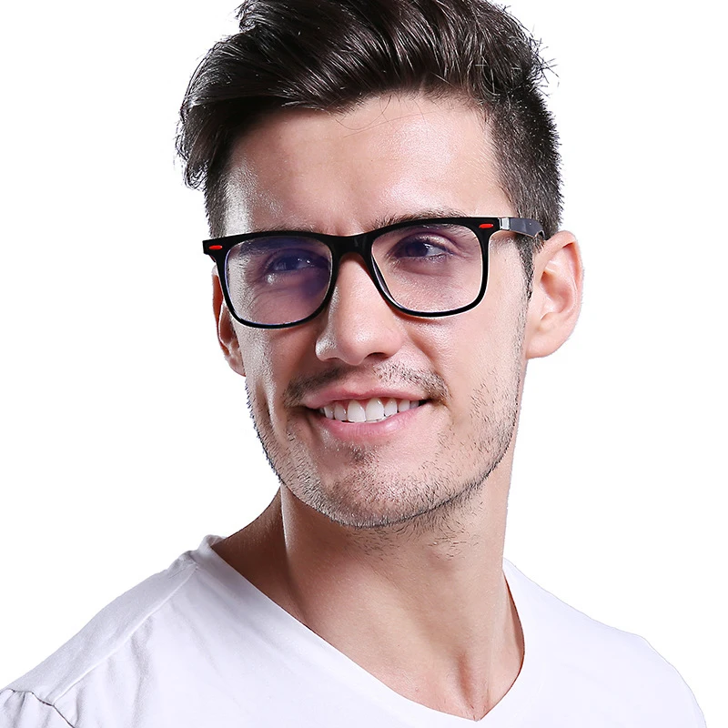 

OUBR Trend brand computer optical glasses frame men's retro square anti-blue glasses simple and comfortable glasses frame