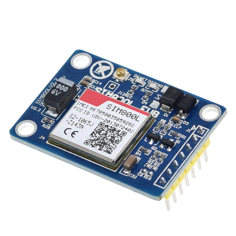 TZT SIM800L V2.0 5V беспроводной GSM GPRS модуль четырехдиапазонный с антенной кабельный колпачок