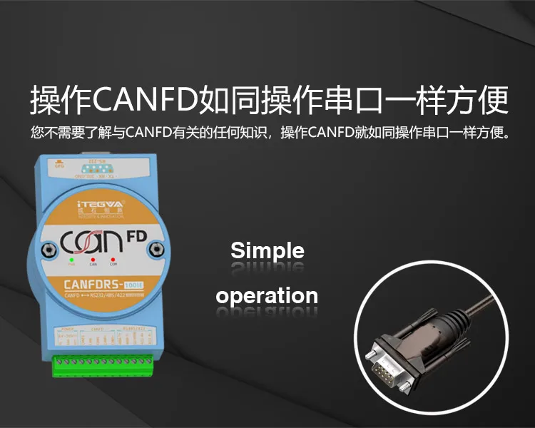 Последовательный порт TTL к CANFD к модулю преобразования последовательного порта