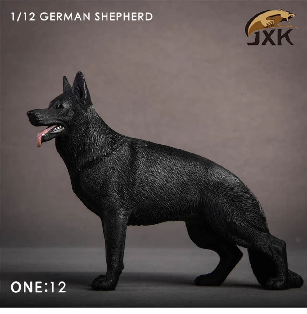 ドイツシェパード犬 フィギュア 約30cm Jxk-ドイツのシェパード犬の置物,1:12スケールのペットの