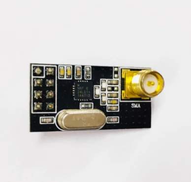 NRF24L01 + беспроводной модуль приемопередатчика (включая антенну SMA Whip прозрачный